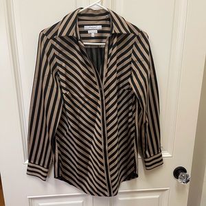 Women’s striped button down